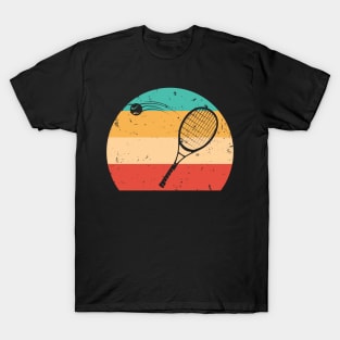 tennis vintage sunset , tennis lover T-Shirt